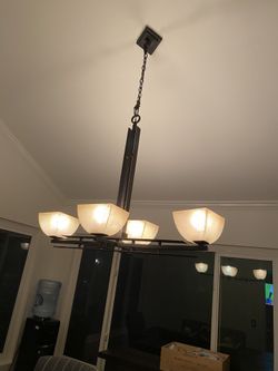 Dining room light pendant chandelier
