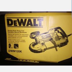 DEWALT Portable Band Saw, Deep Cut, 10 Amp, 5-Inch (DWM120K)