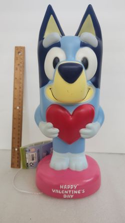 N. Peoria Brand New Light Up bluey dog valentines day 14 inches tall