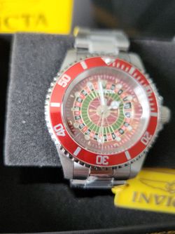 Brand New Invicta Pro Diver House of Cards 40mm Silver Men's Watch