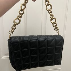 Zara Chain Metal Shoulder Bag