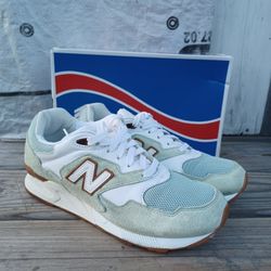New Balance Pastel Collection Mint Suede Men's Sneakers Shoes Size 8