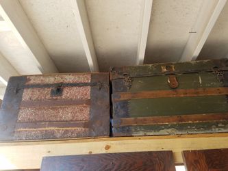 Antique trunks