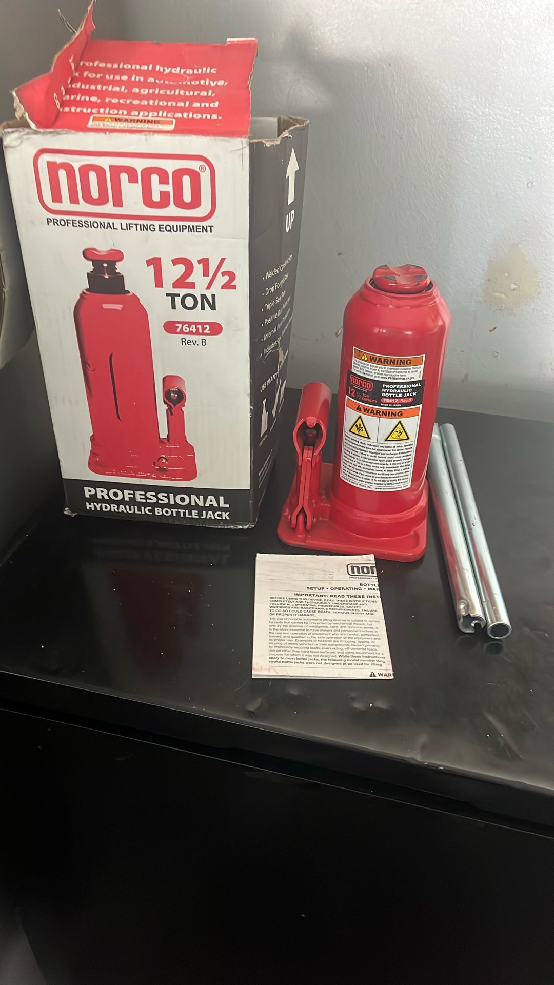 Norco 12 1/2 ton jack