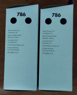 Epson 786 2 pack black ink