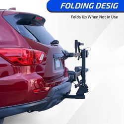 New Ozark Trail Wheel Mount 2-Bike Carrier, 2'' Hitch Receiver
