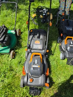 Medium size Worx brand mower