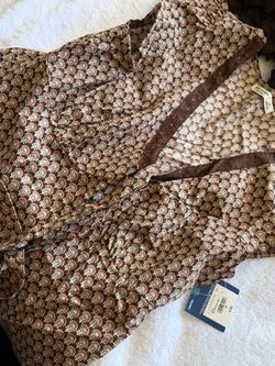 New brown button up new arrival