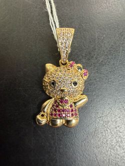 Hello Kitty Gold Charm