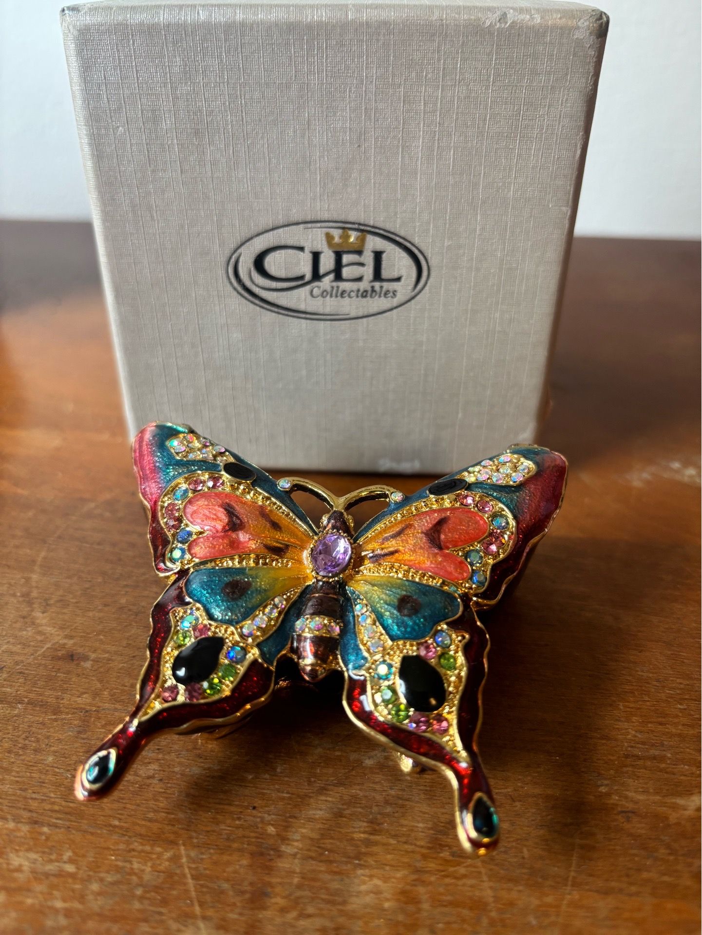 CIEL Collectables Butterfly-Shaped Trinket Box