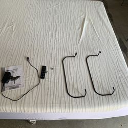 Monarch C202 Adjustable Bed with Purple memory foam mattress