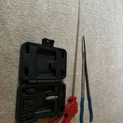 Mac Tools Long Air Blower And Blue Point Long Pliers And Mac Tools Oil Plug Kit 
