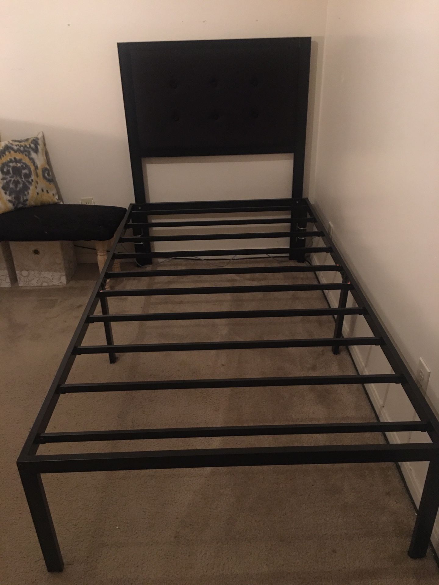 Twin Bed w/frame and Mattress 