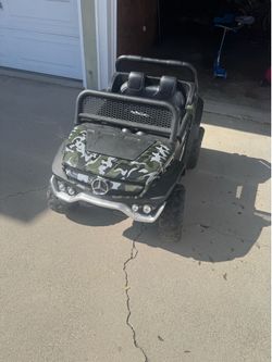 24v mercedes benz unimog kids ride on utv
