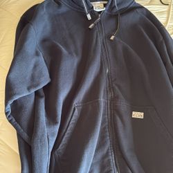 2xl Navy Blue Pro Club heavy Weight Hoodie