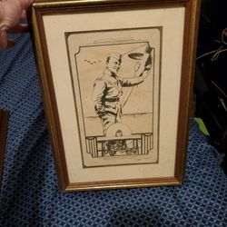 Jeff Moser,lithograph Drawing