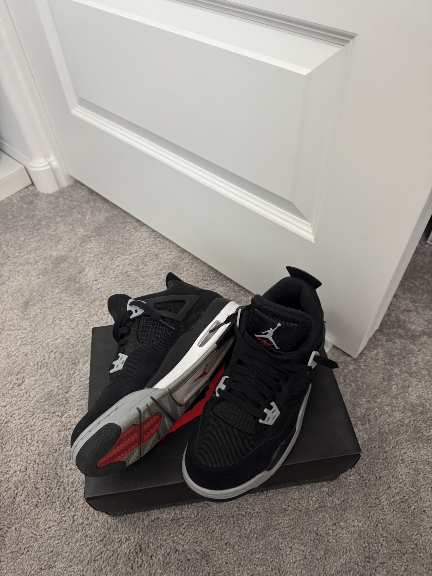Air Jordan 4 Retro “black Canvas”