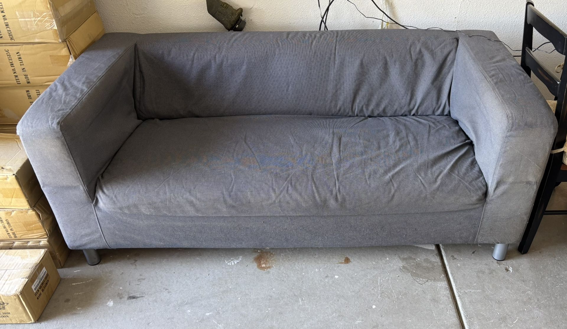 Gray/blue Couch