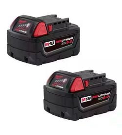 Milwaukee M18 XC5.0 - 2 PACK