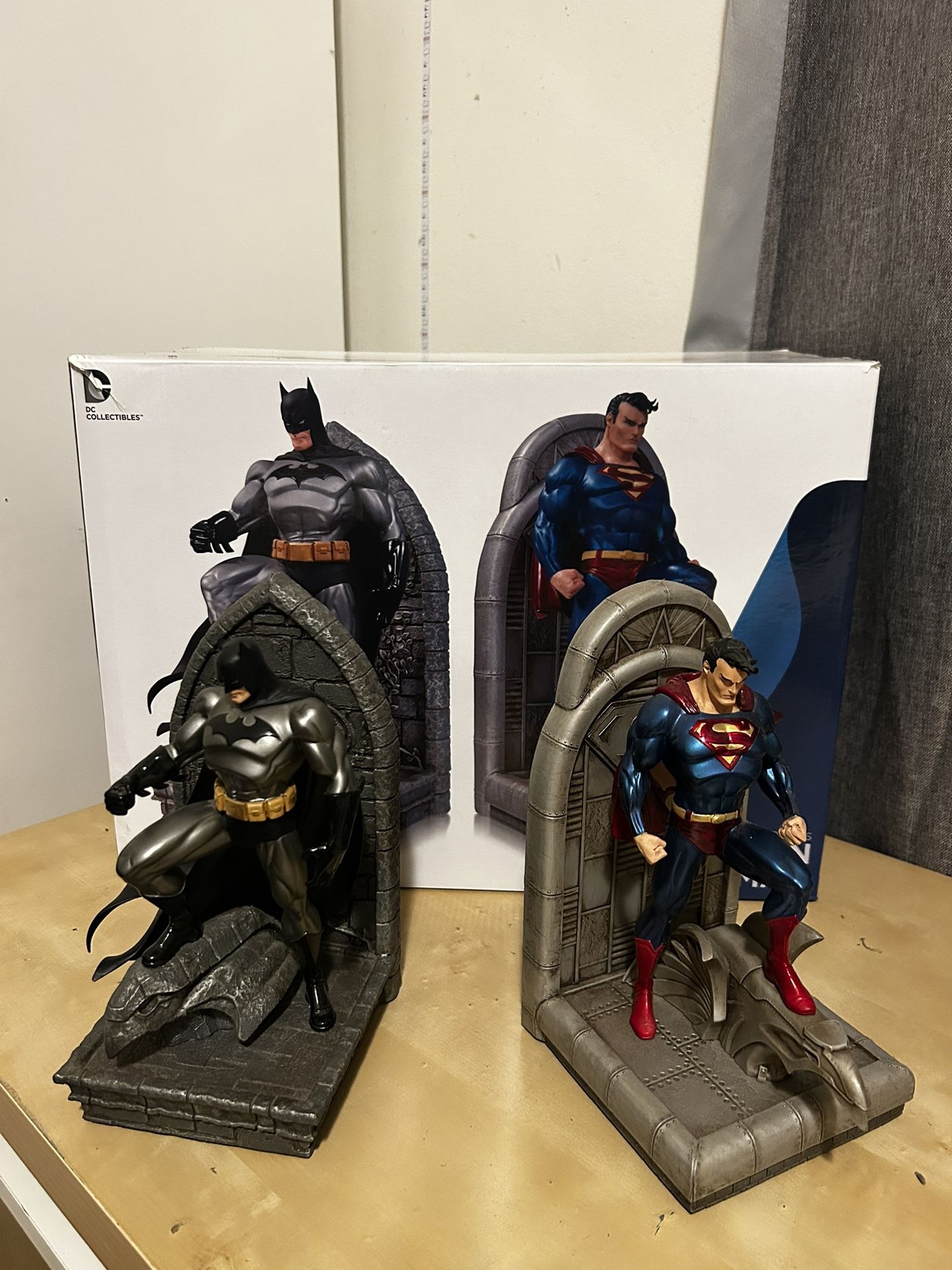 Superman & Batman Bookends DC Comics