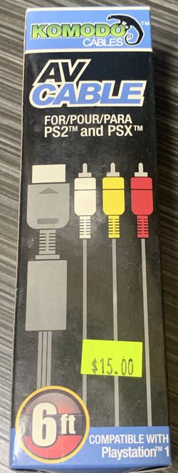 Av cable for ps2 & ps3