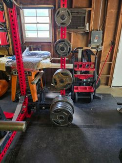 500lbs olympic weights and bench
