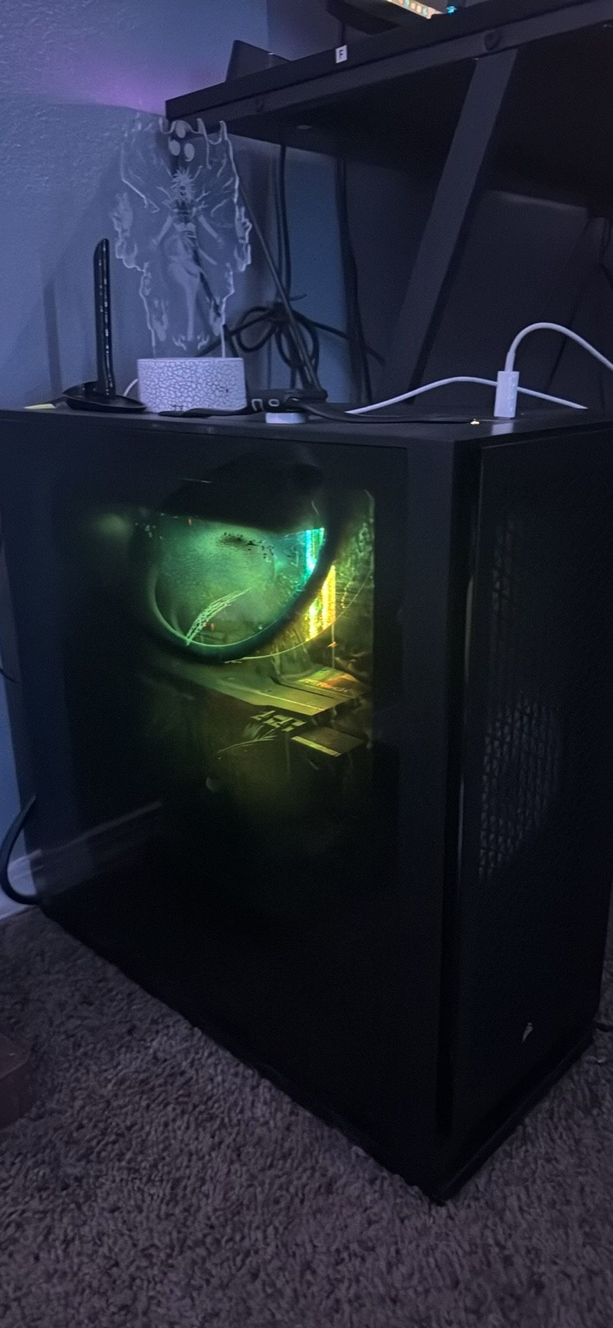 Mid Tower Gaming PC; 2 Acer Curved 165hz 32” 1440p Gaming Monitors