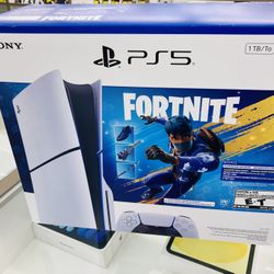PlayStation 5 Slim Disc Fortnite Skin Bundle 