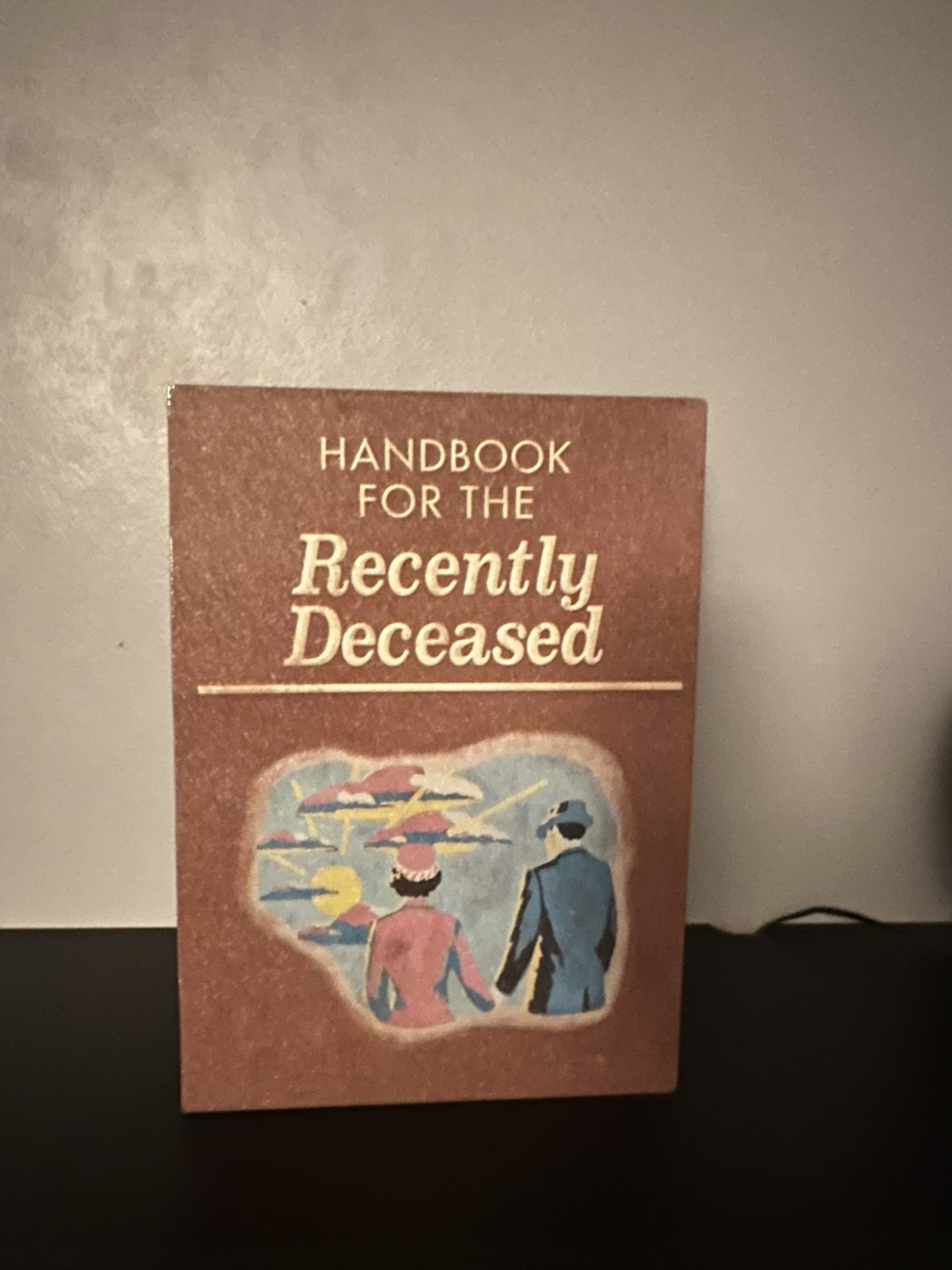 Beetlejuice Handlbook for the Recently deceased popcorn box