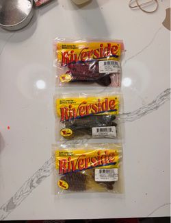 Riverside Wooly Beavertail Soft Plastic Lures – 3 Packs