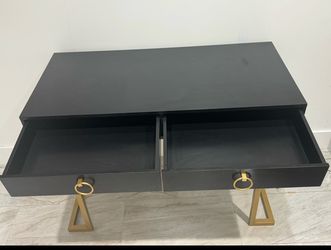 Modern black desk