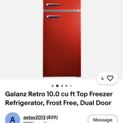 Galanz Mini Fridge 