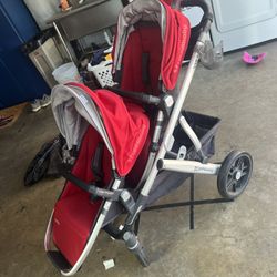 UPPAbaby Double Stroller And Bassinet