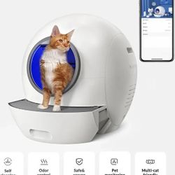 Spaceship Self Cleaning Litter Box (Wifi-Enabled)