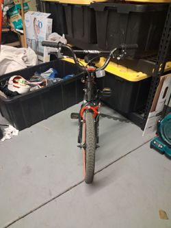 Kids BMX Bike Black and Orange
