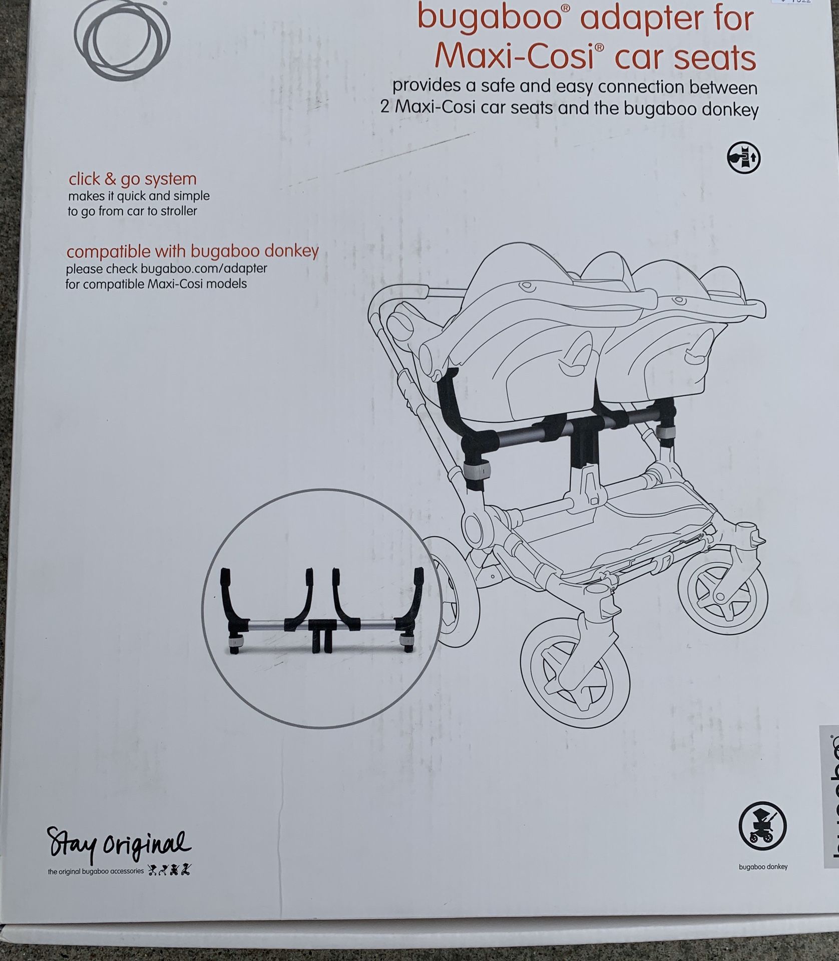 Bugaboo Donkey Maxi Cosi car seat adapter