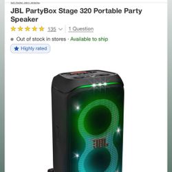 JBL Party Box Stage 320 Portable 