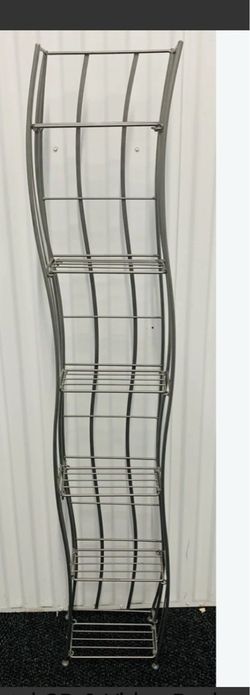 53-inch, 6-tier multipurpose tower (suitable for CDs, bathroom, or kitchen)