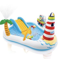 Intex Fishing Fun Waterslide Play Center