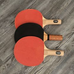 3 Ping pong Paddles