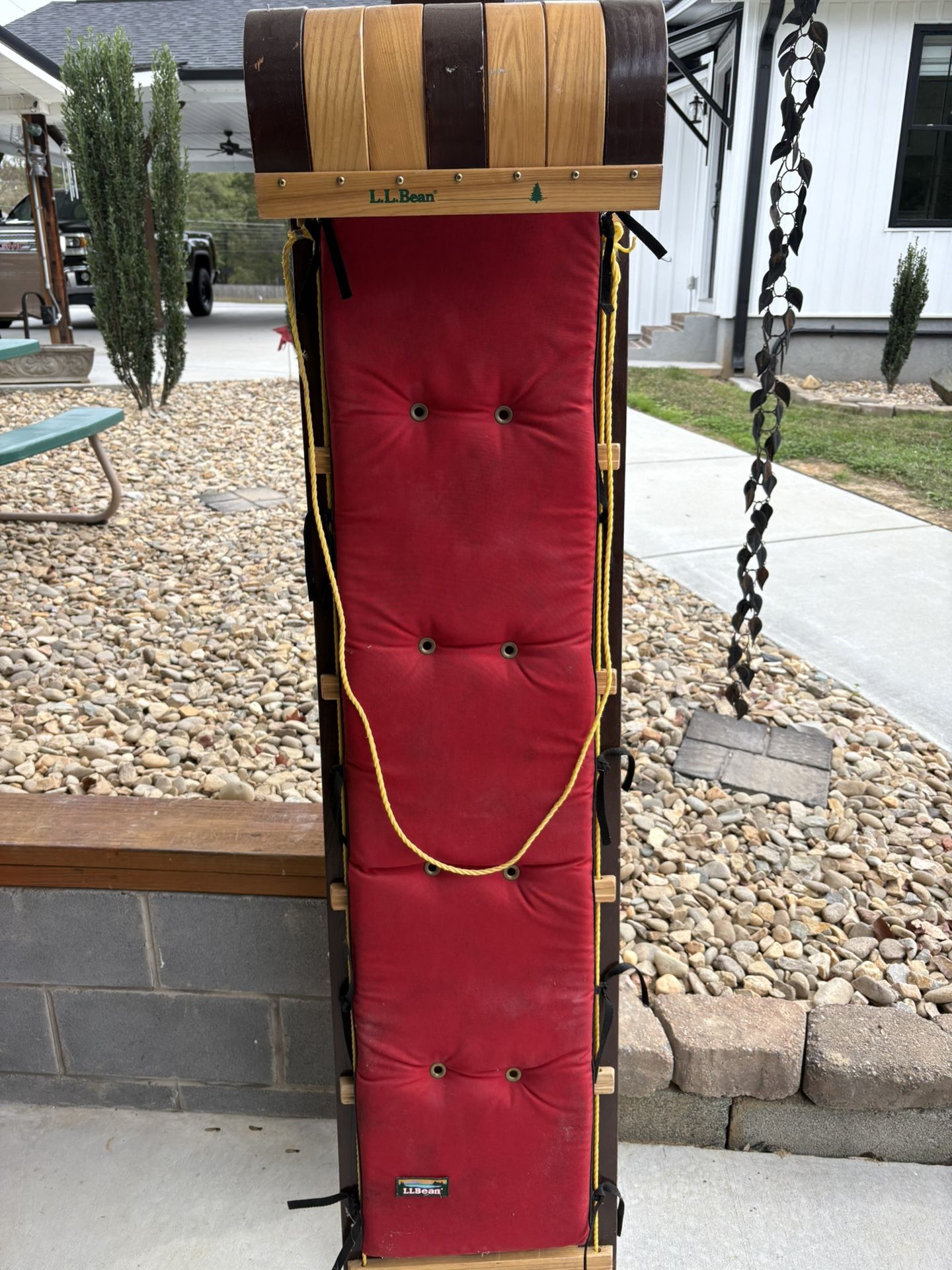 L.L. Bean Sledding Toboggan 