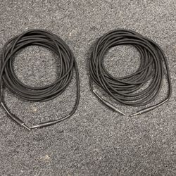 Two Guitar Cables 