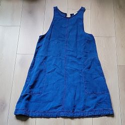 Women s Trompette Dress in Indigo Chambray Size XS