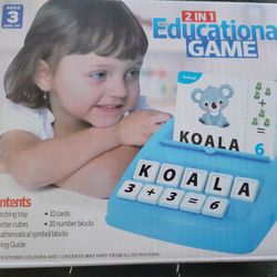 2 in 1 Educational Game