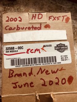 2002 H.D. ..FXST carburetor ECM brand.. new June, 2020 still in box
