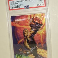 1995 ULTRA SPIDER - MAN
SHOCKER
CLEARCHROME