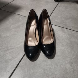 Black Glossy Heels