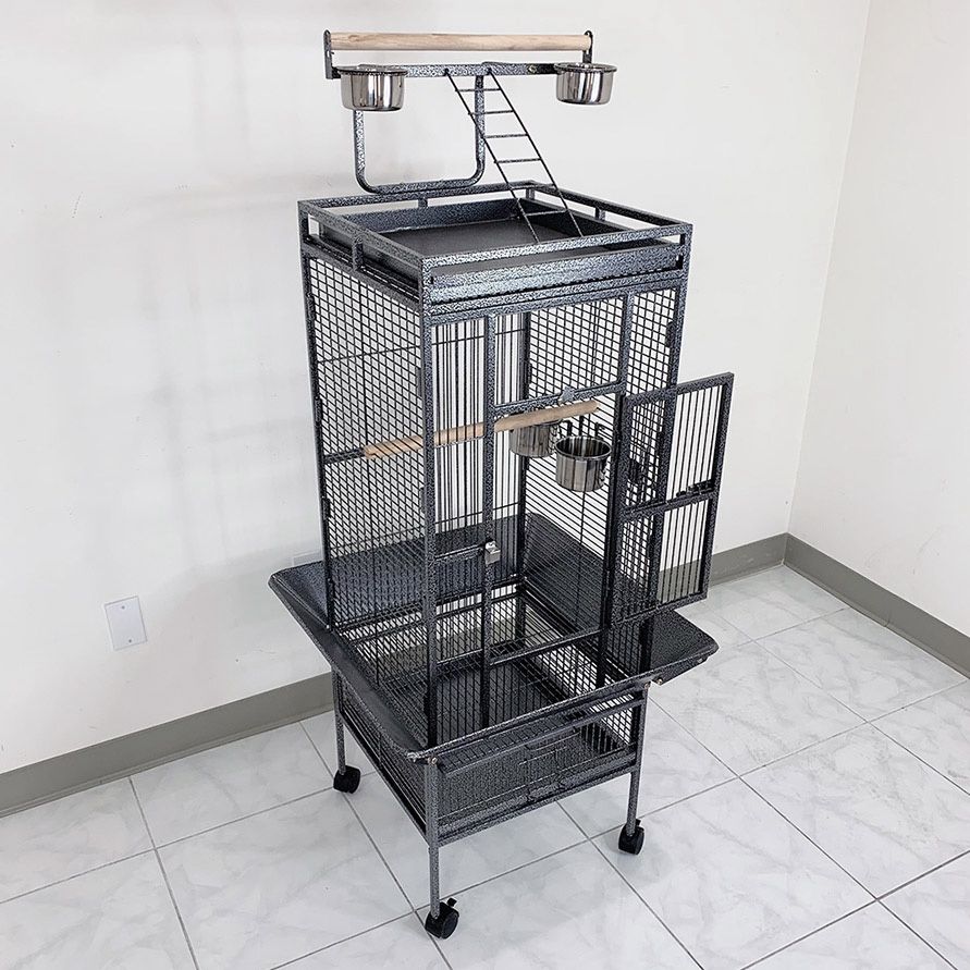 (New) $130 Bird Cage 61-inch Tall with Rolling Stand for for Parrots Parakeets Conures Lovebird Cockatoo