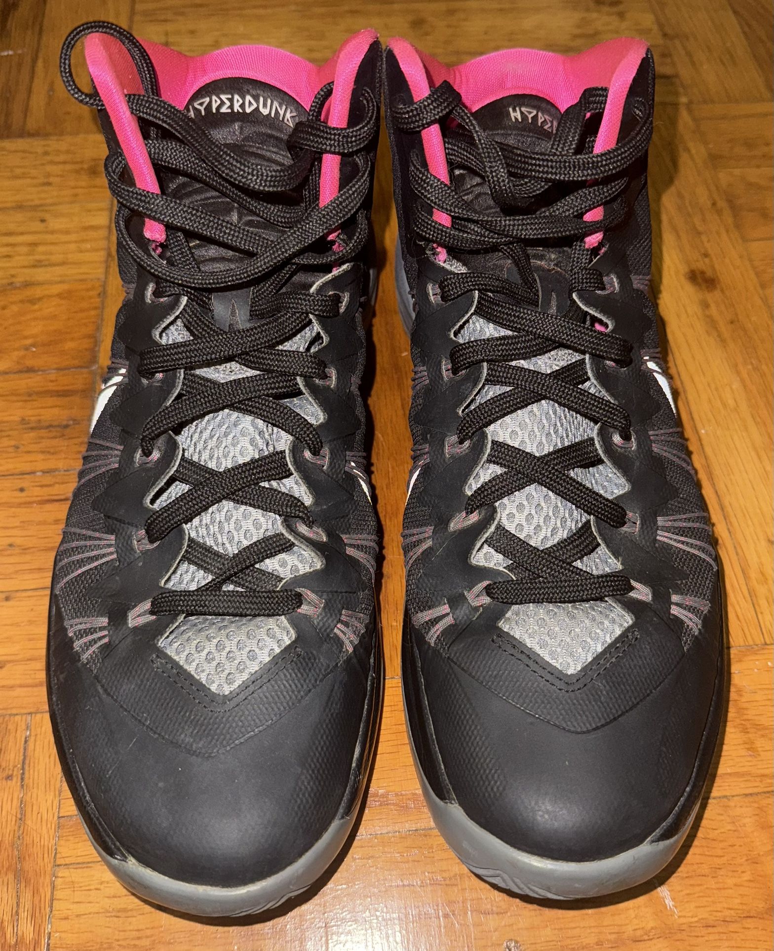 Nike Hyperdunk Black/ Silver Pink - Size 10.5M