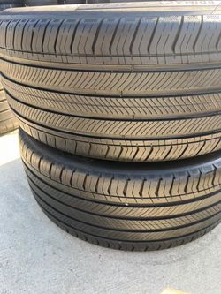 2 used tires 245-45-19 michelin primacy all season with 80% of life tread